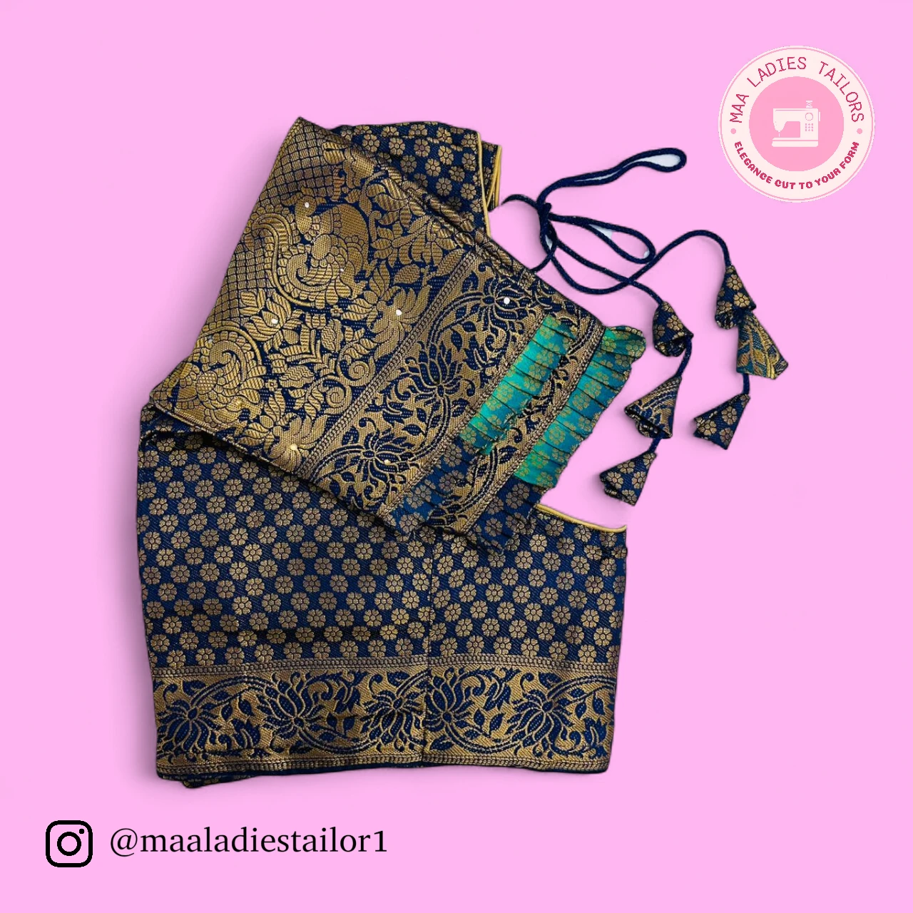 Green blouse side view